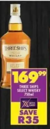 Shoprite Three ships select whisky offer