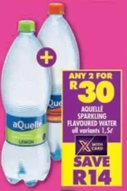 Shoprite Aquelle sparkling flavoured water offer