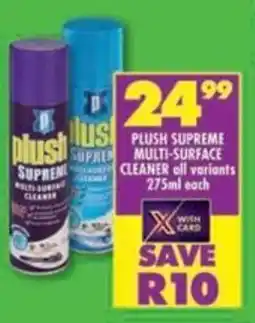 Shoprite Plush supreme multi-surface cleaner offer