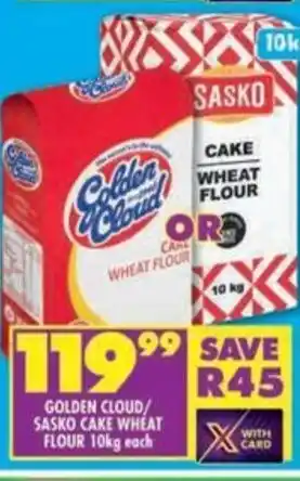 Shoprite Golden cloud/ sasko cake wheat flour offer