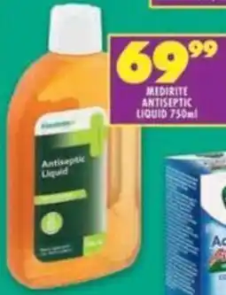 Shoprite Medirite antiseptic liquid offer