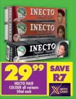 Shoprite Inecto hair colour offer