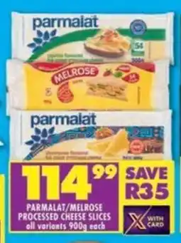 Shoprite Parmalat/ melrose processed cheese slices offer