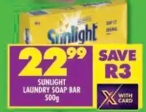 Shoprite Sunlight laundry soap bar offer