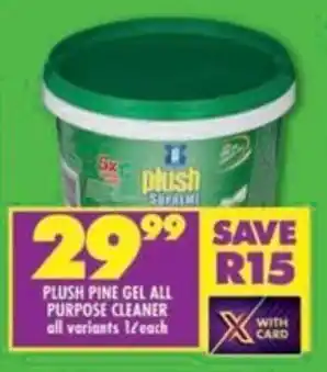 Shoprite Plush pine gel all purpose cleaner offer