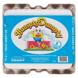 Pick n Pay Liquor Humpty Dumpty Large Eggs 30 Pack offer