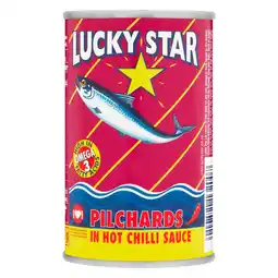 Pick n Pay Liquor Lucky Star Pilchards in Chilli 155g offer