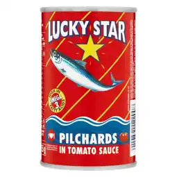 Pick n Pay Liquor Lucky Star Pilchards in Tomato Sauce 155g offer