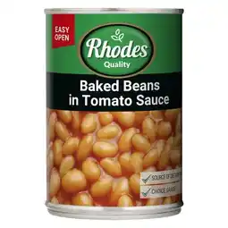 Pick n Pay Liquor Rhodes Baked Beans in Tomato Sauce 410g offer