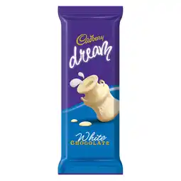 Pick n Pay Liquor Cadbury Dream White Chocolate Slab 80g offer