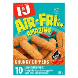Pick n Pay Liquor I&J Air-Fri'kn Amazing Blazing Hot Frozen Chunky Dippers 250g offer