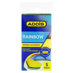 Pick n Pay Liquor Addis Multi Colour Sponge Scourers 5 Pack offer