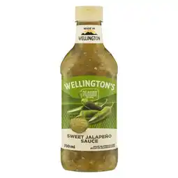 Pick n Pay Liquor Wellington's Sweet Jalapeno Sauce 700ml offer