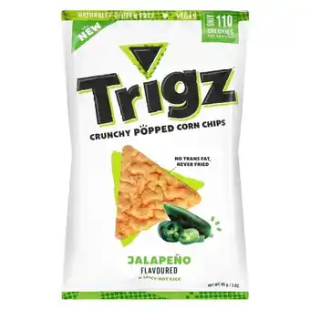 Pick n Pay Liquor Trigz Jalapeno Popped Corn Chips 85g offer