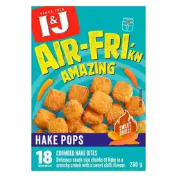 Pick n Pay Liquor I&J Air-Fri'kn Amazing Sweet Chilli Frozen Hake Pops 260g offer