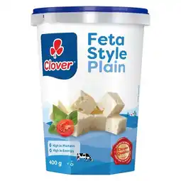Pick n Pay Liquor Clover Traditional Plain Feta Cheese 400g offer