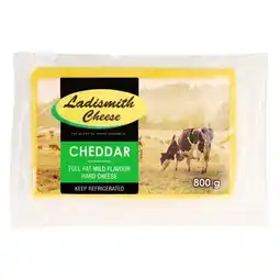 Pick n Pay Liquor Ladismith Cheddar Cheese 800g offer