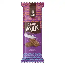 Pick n Pay Liquor Coti Classic Smooth Milk Chocolate Slab 80g offer