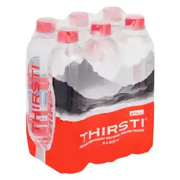 Pick n Pay Liquor Thirsti Still Water 500ml x 6 offer