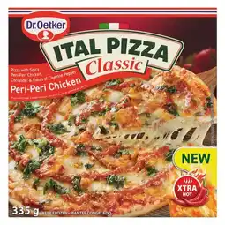 Pick n Pay Liquor Dr. Oetker Ital Pizza Classic Frozen Peri-Peri Chicken Pizza 335g offer