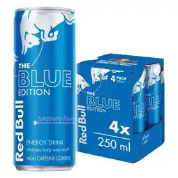 Pick n Pay Liquor Red Bull The Blue Edition Juneberry Energy Drink 4 x 250ml offer