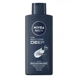 Pick n Pay Liquor Nivea Men Body Lotion Deep Impact 400ml offer