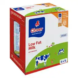 Pick n Pay Liquor Clover Low Fat Uht Milk 6 x 1L offer