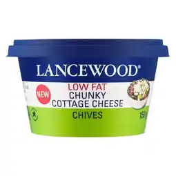 Pick n Pay Liquor Lancewood Low Fat Chunky Chives Cottage Cheese 150g offer