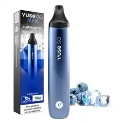 Pick n Pay Liquor Vuse Go Max Blueberry Ice 3% Nicotine Disposable Vape offer