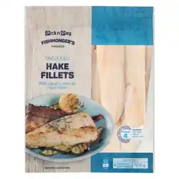Pick n Pay Liquor PnP Fishmonger's Hake Fillets 500g offer