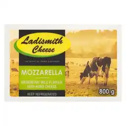Pick n Pay Liquor Ladismith Cheese Mozzarella 800g offer