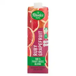 Pick n Pay Liquor Rhodes Quality 100% Ruby Grapefruit Fruit Juice 1L offer