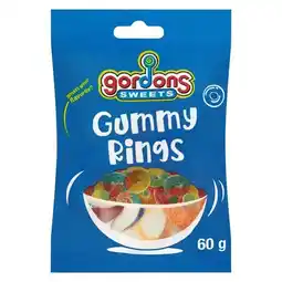 Pick n Pay Liquor Gordons Sweets Gummy Rings 60g offer
