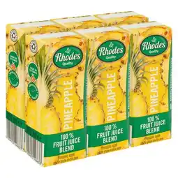 Pick n Pay Liquor Rhodes 100% Fruit Juice Blend Pineapple 200ml x 6 offer