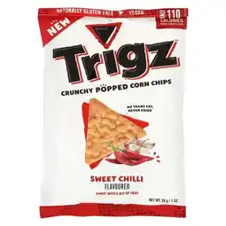 Pick n Pay Liquor Trigz Sweet Chilli Flavoured Corn Chips 28g offer