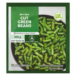 Pick n Pay Liquor PnP Live Well Frozen Cut Green Beans 250g offer