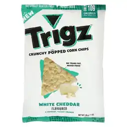 Pick n Pay Liquor Trigz White Cheddar Flavoured Corn Chips 28g offer