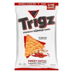 Pick n Pay Liquor Trigz Sweet Chilli Crunchy Popped Chips 85g offer