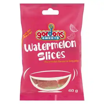 Pick n Pay Liquor Gordons Sweets Watermelon Slices 60g offer
