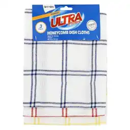 Pick n Pay Liquor PnP Ultra Honeycomb Dish Cloths 3 Pack offer