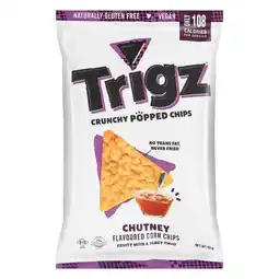 Pick n Pay Liquor Trigz Chutney Crunchy Popped Corn Chips 85g offer