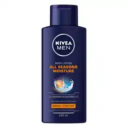 Pick n Pay Liquor Nivea Men Body Lotion All Seasons 400ml offer