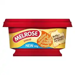 Pick n Pay Liquor Melrose Chedder Spread 150g offer