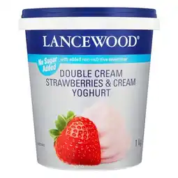 Pick n Pay Liquor Lancewood Double Cream Strawberry & Cream 1kg offer