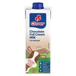 Pick n Pay Liquor Clover Full Cream Chocolate UHT Milk 1L offer