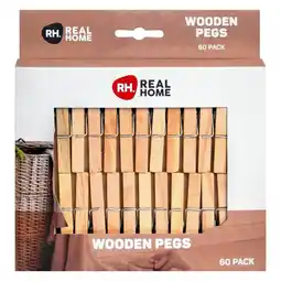 Pick n Pay Liquor Real Home Wooden Pegs 60 Pack offer