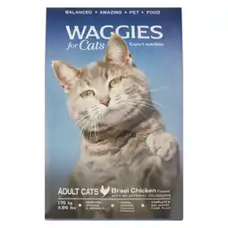 Pick n Pay Liquor Waggies Cat Dry Food Chicken 1.75kg offer