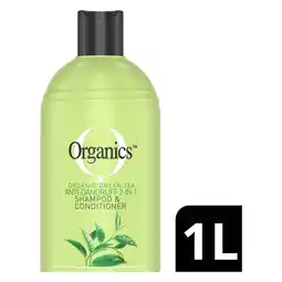 Pick n Pay Liquor Organics Green Tea Anti Dandruff 2in1 Shampoo & Conditioner 1L offer