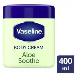 Pick n Pay Liquor Vaseline Intensive Care Aloe Soothing Body Cream for Dry Skin 400ml offer