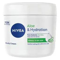 Pick n Pay Liquor Nivea Body Cream Aloe & Hydration Tub 400ml offer